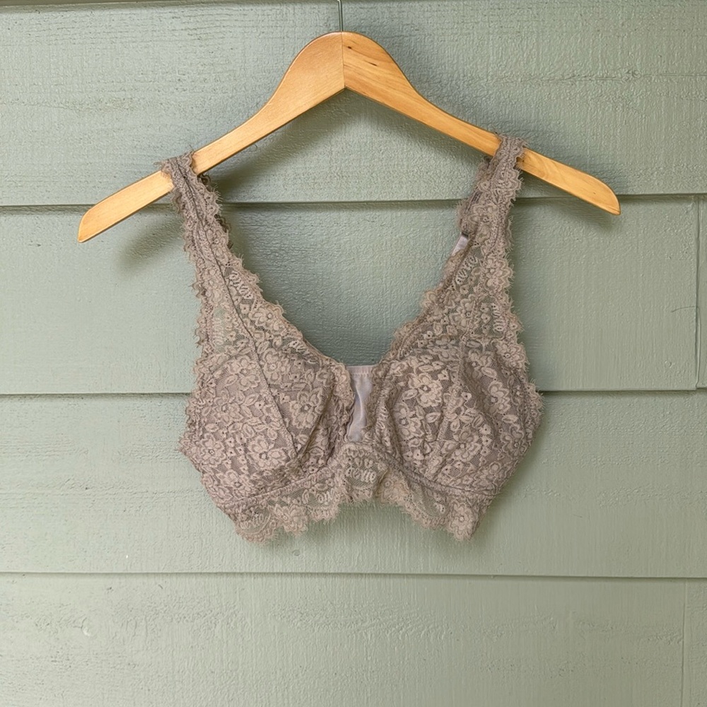 Aerie Lace Bralette | Dark Blush Color